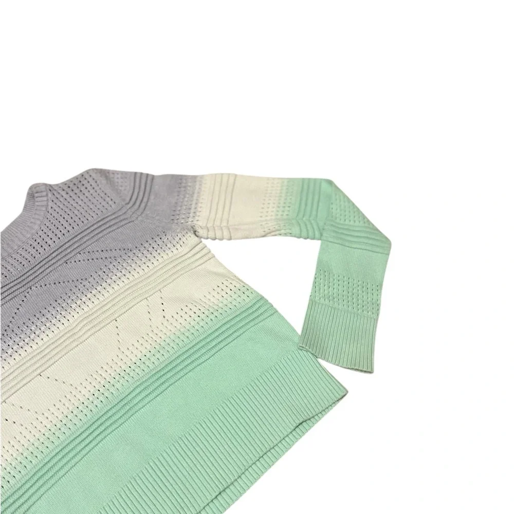 Lululemon Ivviva Youth Ombre Calm After Practice Loose Knit Sweater - Picture 3 of 10